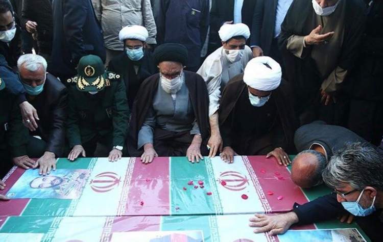 فرماندهان شهید تفحص در قم تشییع شدند