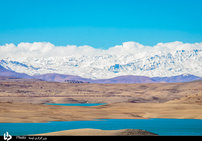 عکس/ نمایی از سد زاینده رود اصفهان