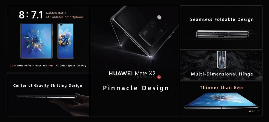 گوشی تاشوی هواوی Mate X2 رسما معرفی شد