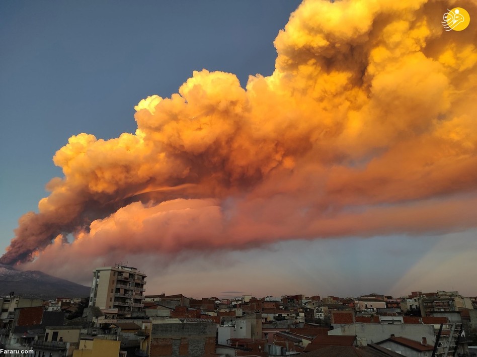 عکس/ فوران‌های اخیر آتشفشان اتنا