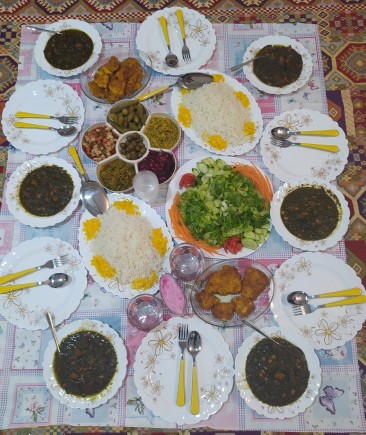 از شما/خورشت آلو اسفناج و سينسل