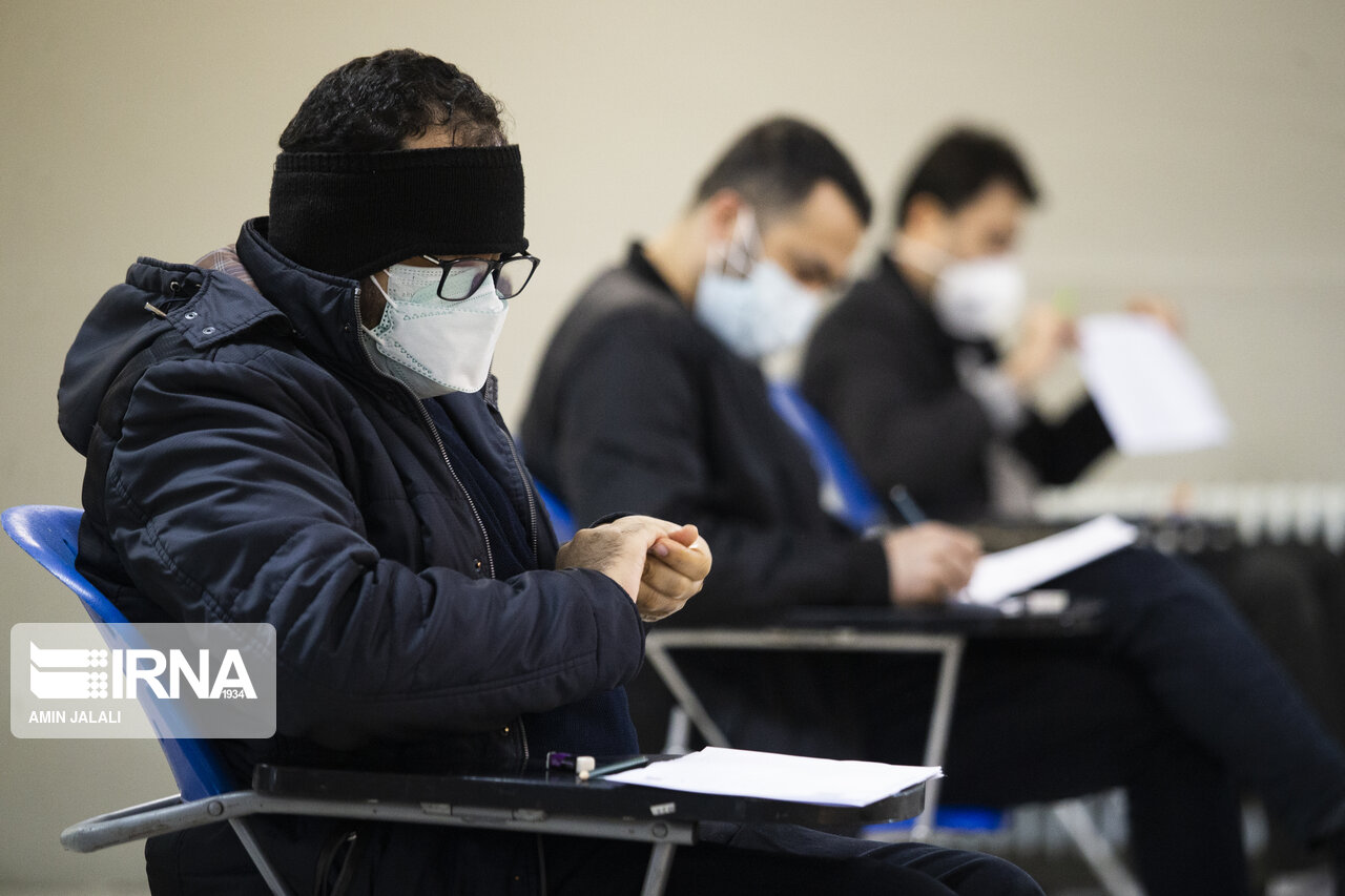 عکس/ آزمون دکتری ۱۴۰۰ در حوزه دانشگاه شهید بهشتی