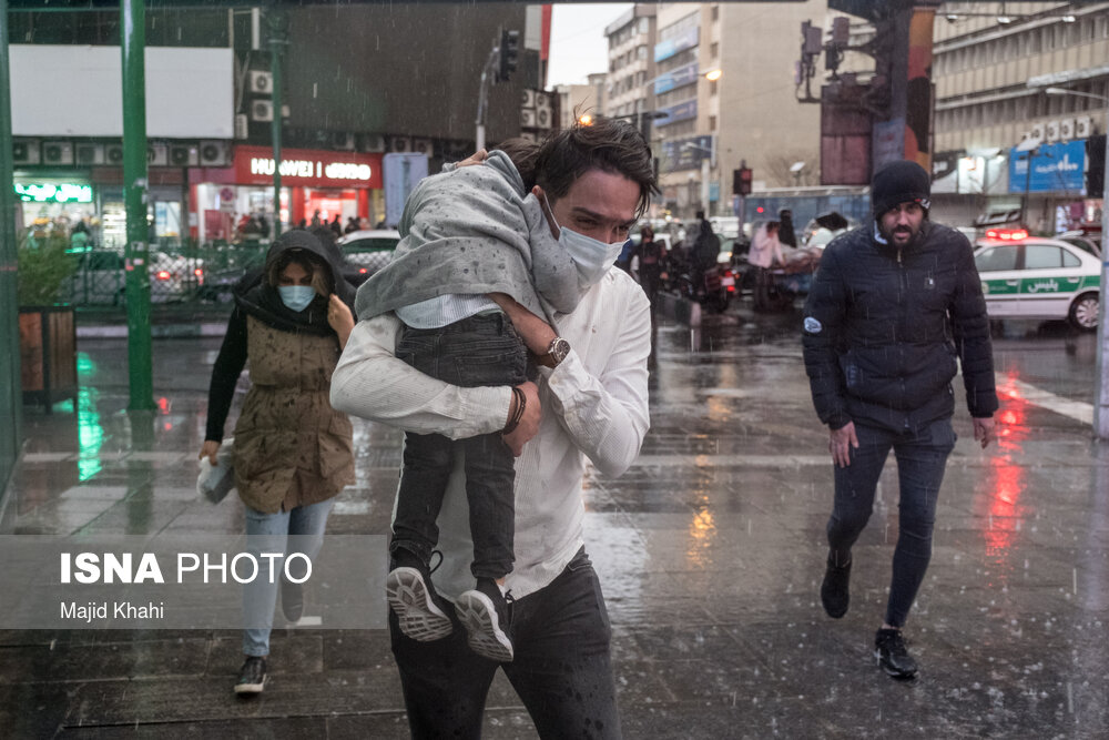 عکس/ بارش باران در تهران