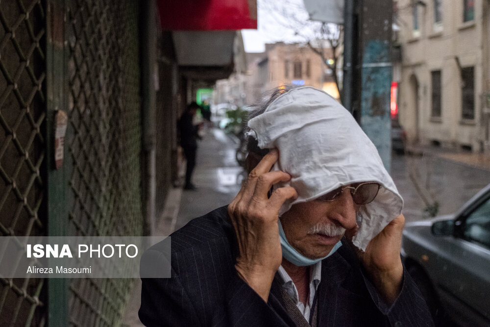 عکس/ بارش باران در تهران