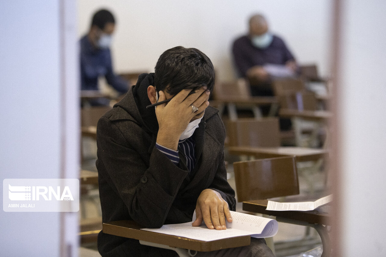 عکس/ آزمون دکتری ۱۴۰۰ در حوزه دانشگاه شهید بهشتی