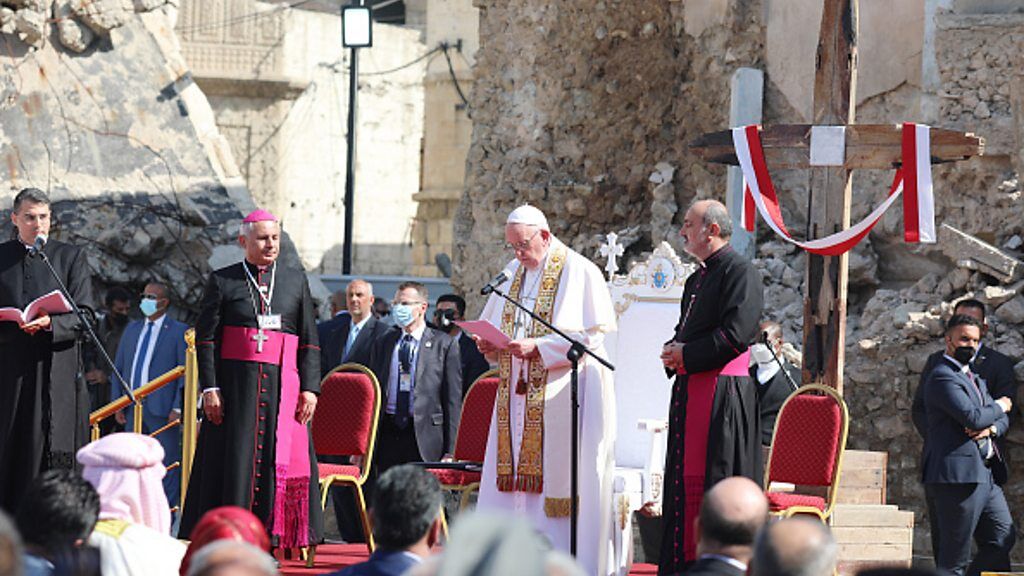 استاندار نینوا: پاپ وعده حمایت از بازسازی موصل را داد
