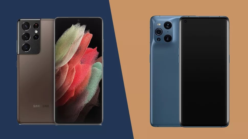 مقایسه گلکسی S21 اولترا سامسونگ با اوپو Find X3 Pro