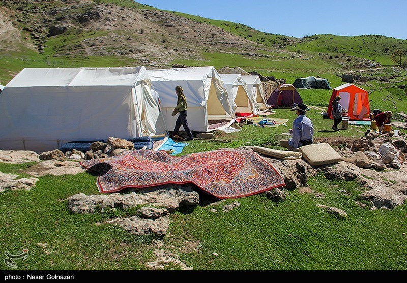 چادرنشینی نوروزی در دل طبیعت ایلام