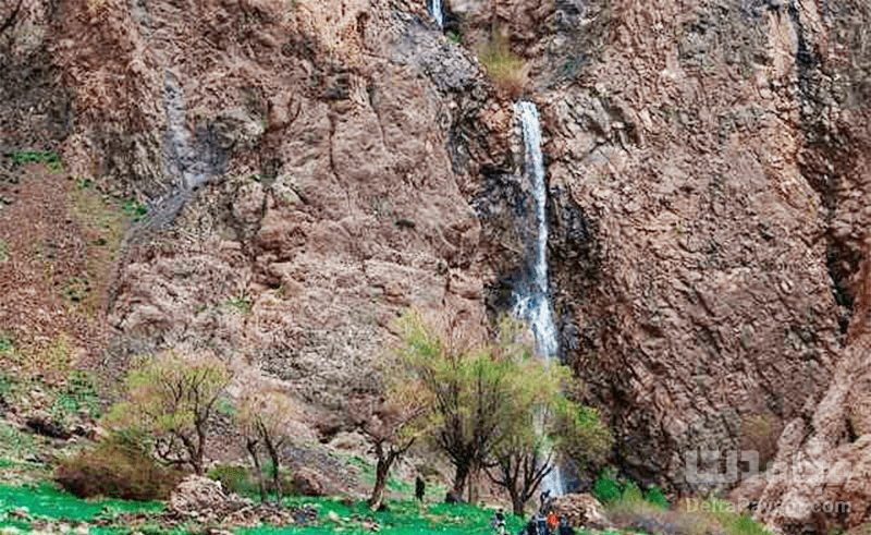 سقوط از آبشار جانِ مرد ۴۵ ساله را گرفت