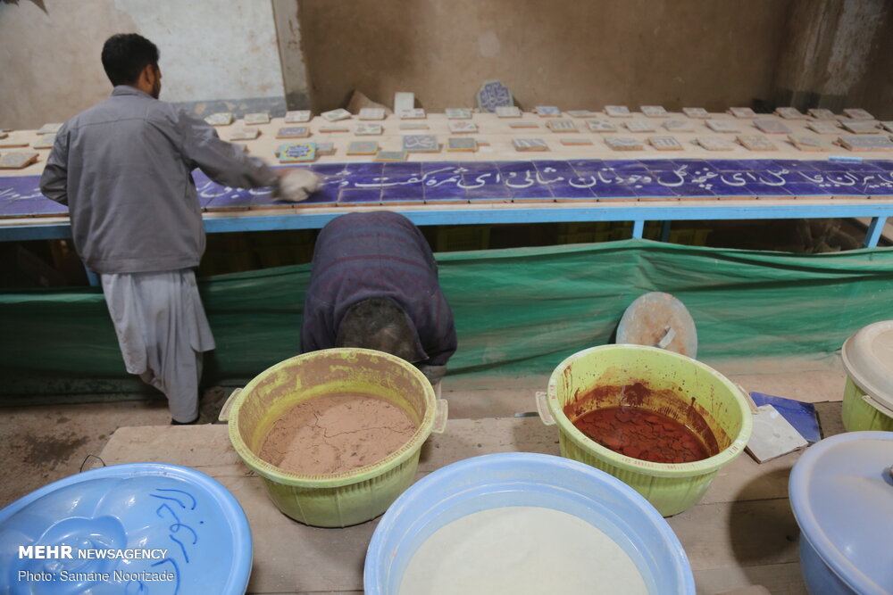 کارگاه کاشی سازی مسجد جامع هرات