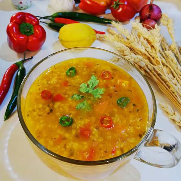 سوپ گندم خوشمزه و مقوي با خاصيت هاي فراوان