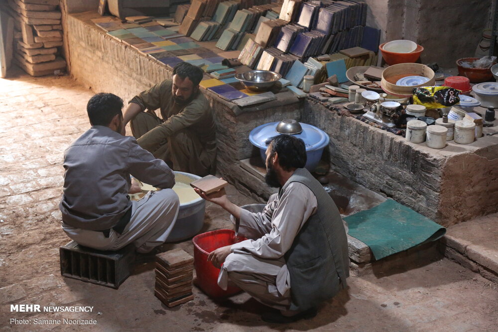 کارگاه کاشی سازی مسجد جامع هرات