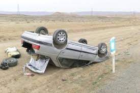 واژگونی پژو در محور رفسنجان