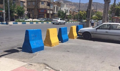 ۴ خیابان اصلی مهاباد مسدود شد