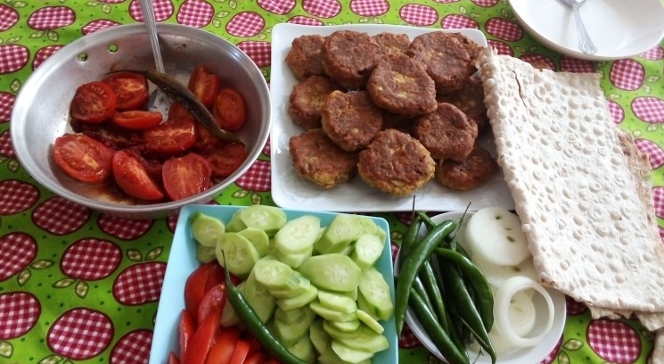 از شما/نهارم کوکو سيب زميني