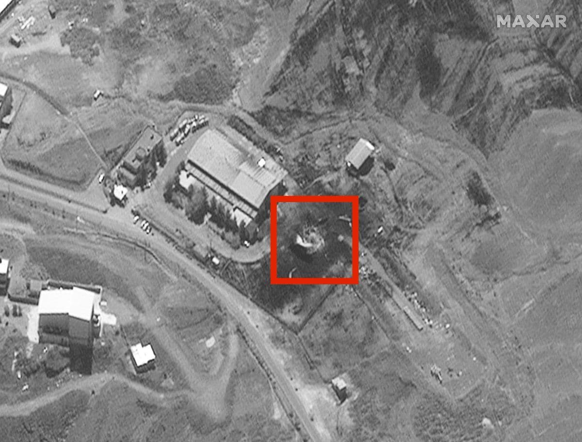 عکس/ انتشار تصویری جعلی از انفجار نطنز