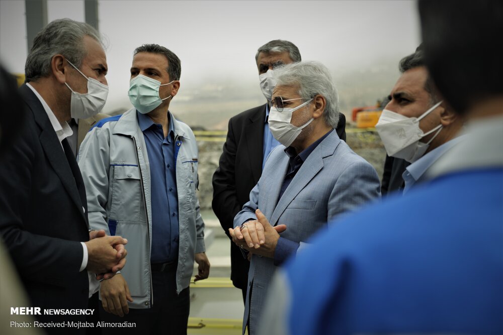 بازدید نوبخت و فتاح از از منطقه ۲ آزادراه تهران- شمال