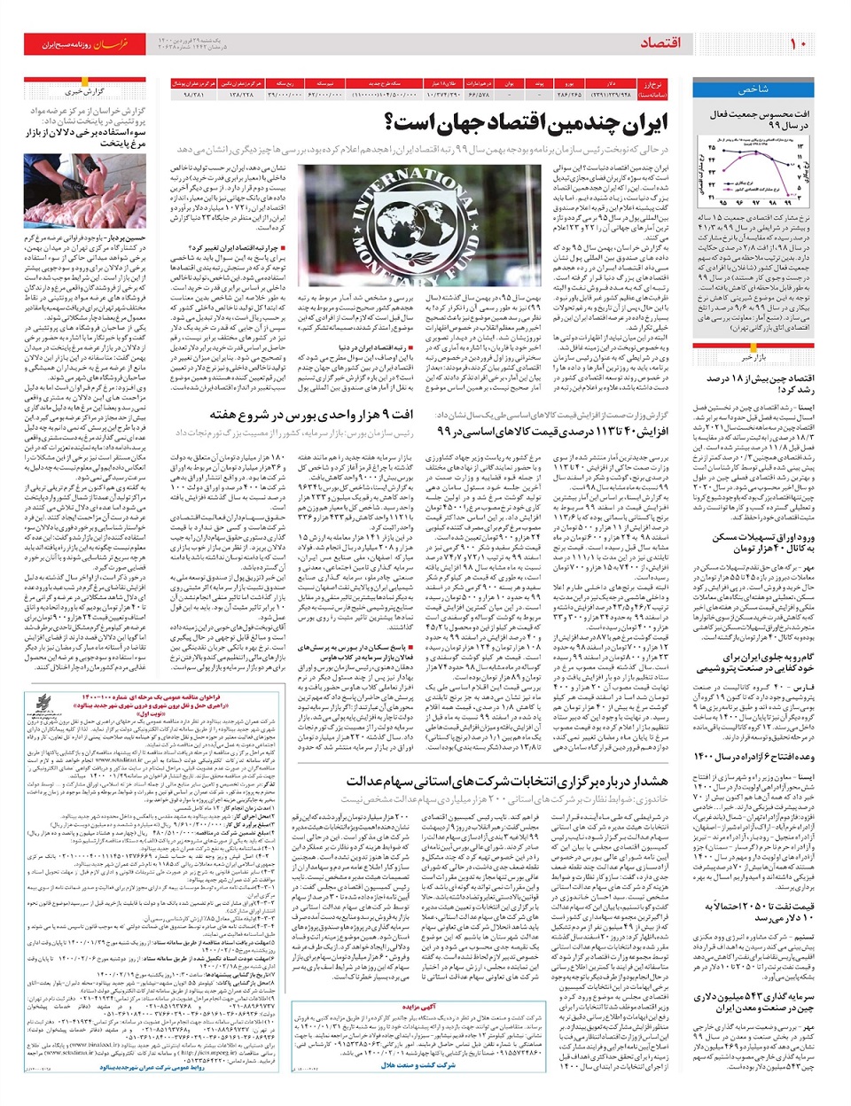 روزنامه خراسان/ انتخابات 1400 در فاز نامه نگاری