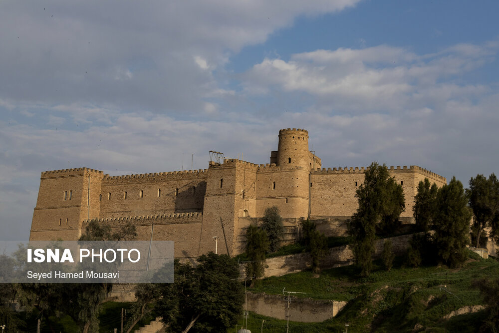 عکس/ نمایی دیدنی از قلعه شوش «اکروپل»