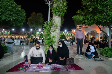 عکس/ احیا شب نوزدهم ماه مبارک رمضان در حرم مطهر شاهچراغ(ع)
