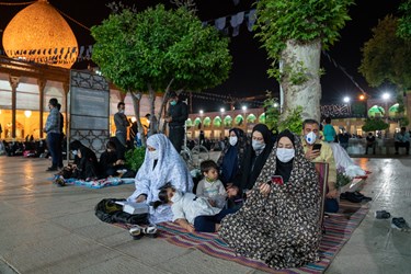 عکس/ احیا شب نوزدهم ماه مبارک رمضان در حرم مطهر شاهچراغ(ع)
