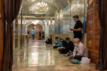عکس/ احیا شب نوزدهم ماه مبارک رمضان در حرم مطهر شاهچراغ(ع)