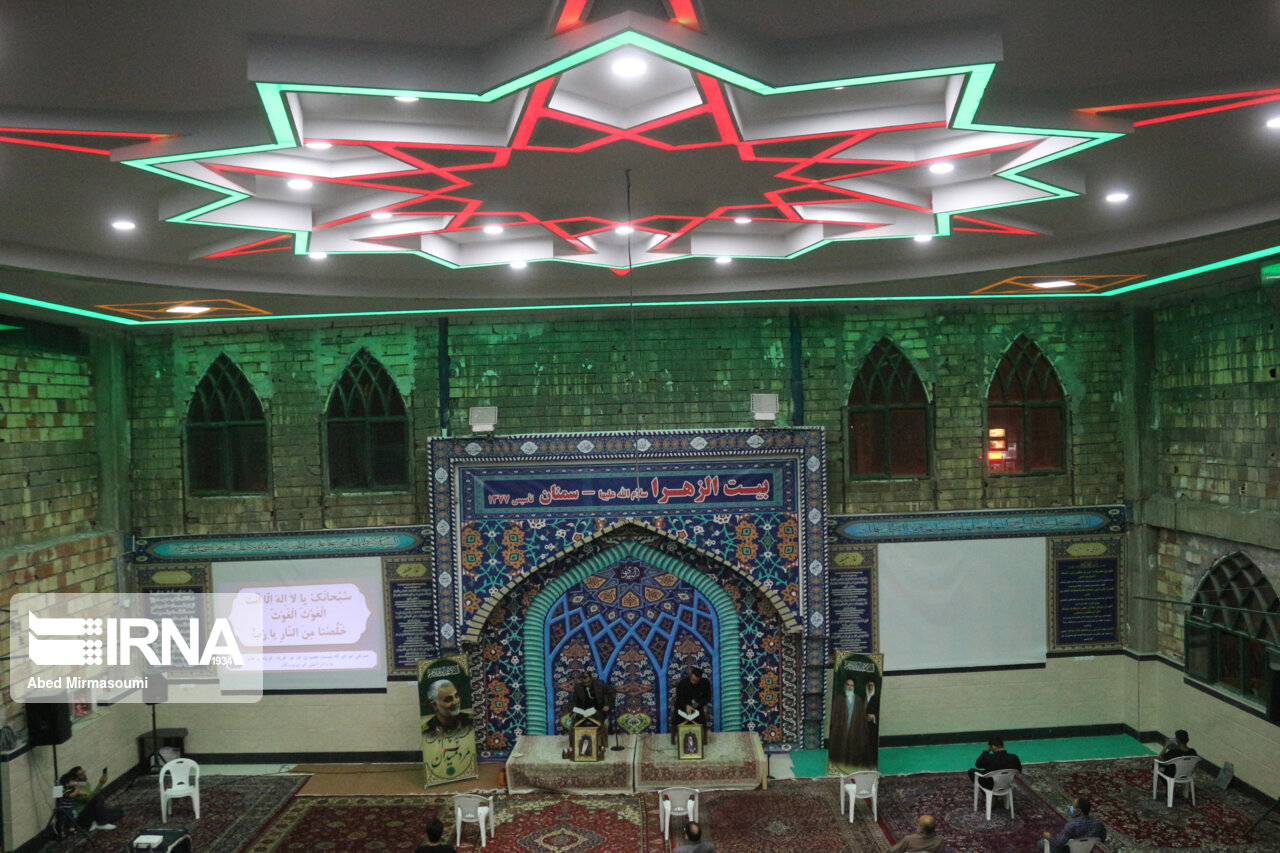 مراسم احیای اولین شب قدر در سمنان