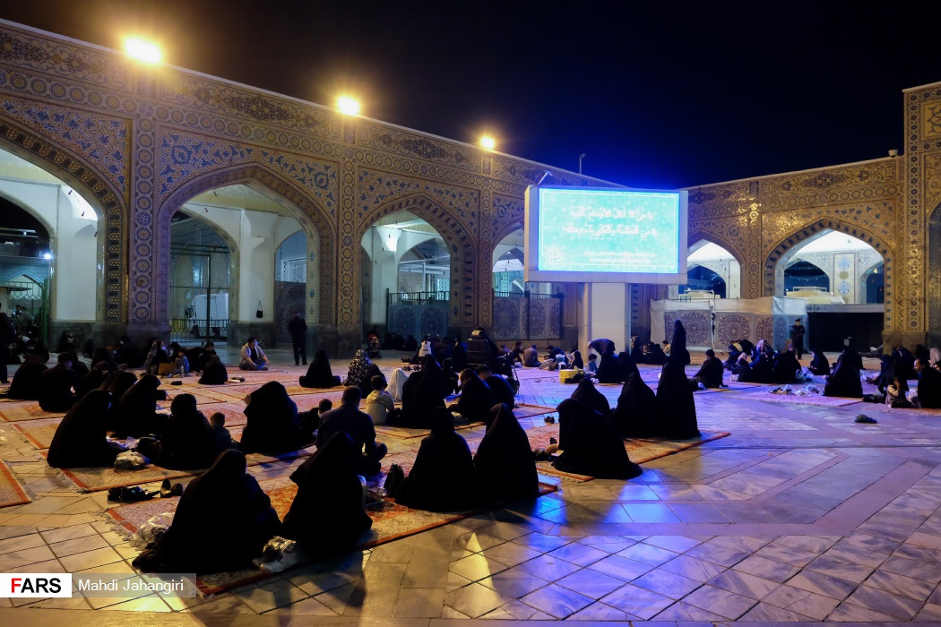 مراسم احیای شب نوزدهم رمضان در حرم مطهر رضوی