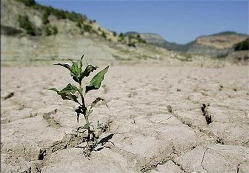 پیشروی خشکسالی در قم