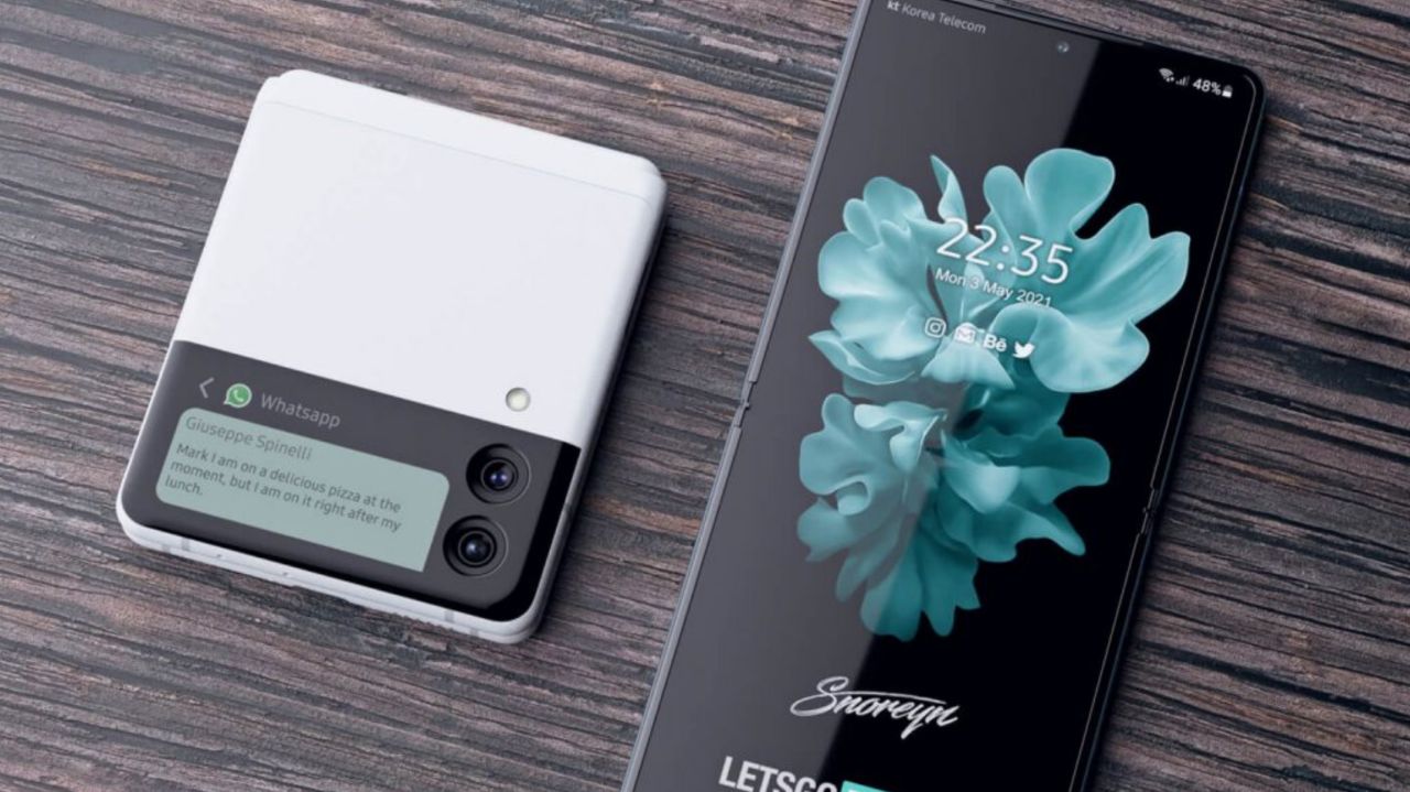 رندر نهایی گلکسی Z Flip 3 منتشر شد