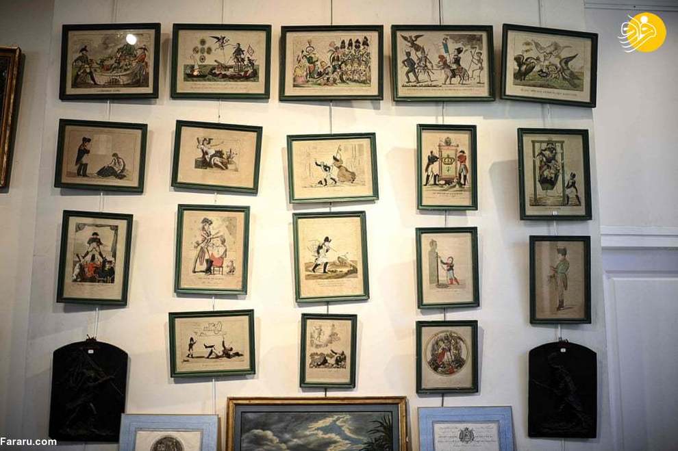 چوب حراج به وسایل ناپلئون بناپارت