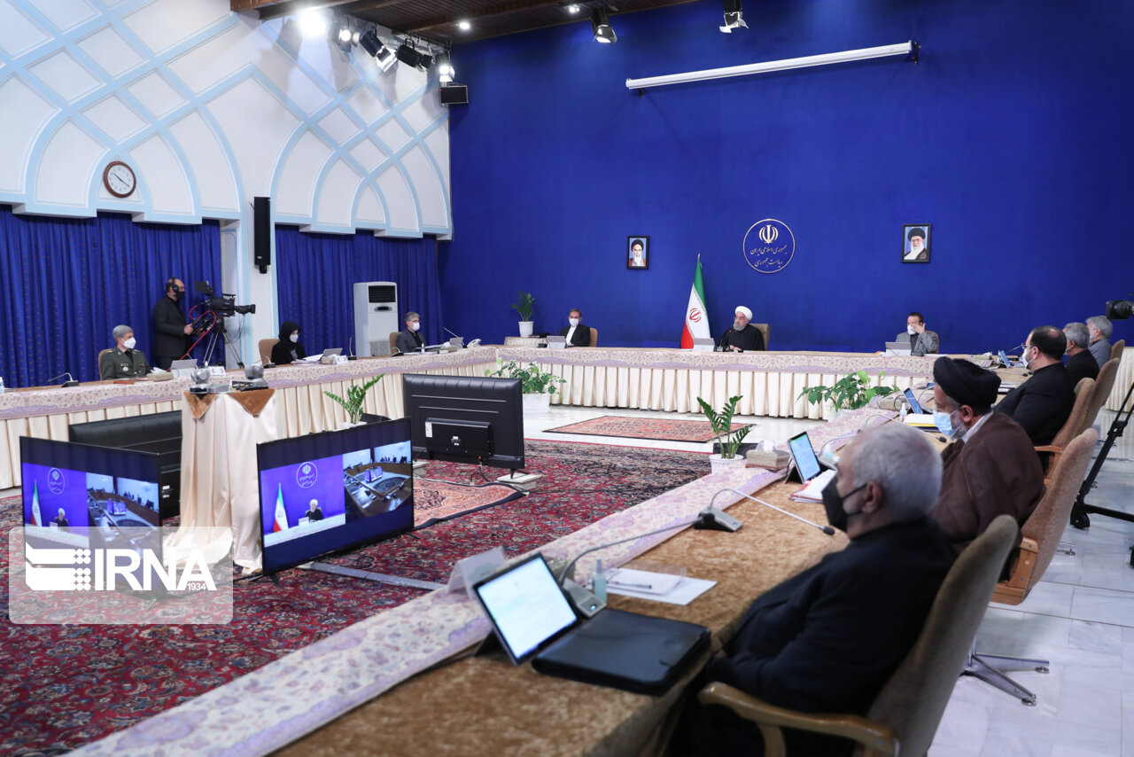 روحانی در جلسه هیات دولت
