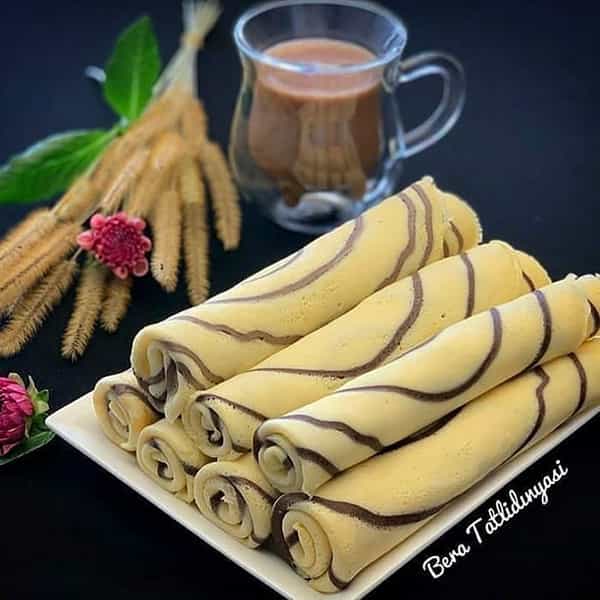 طرز تهيه «کرپ دو رنگ» زبرا خوشمزه و مخصوص 