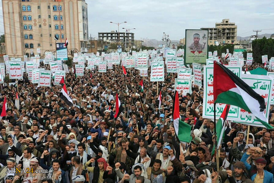 عکس/ راهپیمایی باشکوه مردم یمن در روز جهانی قدس