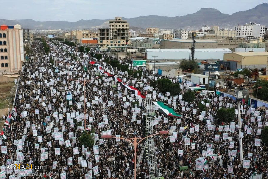 عکس/ راهپیمایی باشکوه مردم یمن در روز جهانی قدس