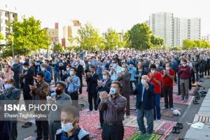 برگزاری نماز عید فطر در بلوار دارالقرآن زنجان