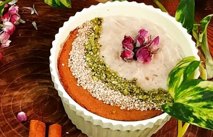 تزئين هاي جذاب و خلاقانه حليم خانگي و نذري