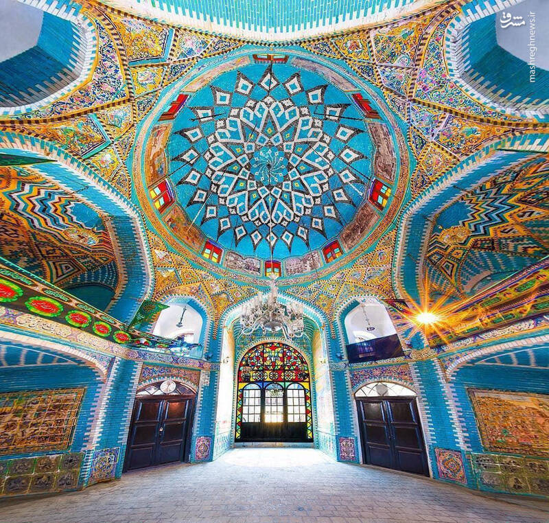 معماری زیبای تکیه معاون الملک