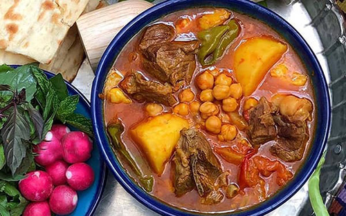 طرز تهيه «يخني نخود»؛ آبگوشتِ شيرازي‌ها