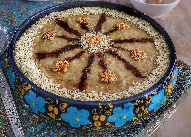 تزئين هاي جذاب و خلاقانه حليم خانگي و نذري