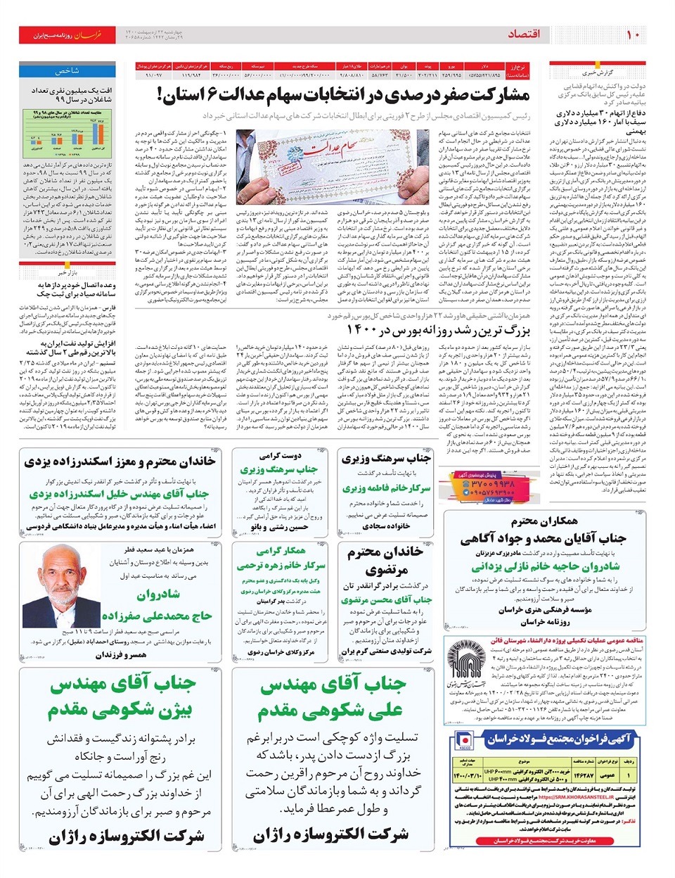 روزنامه خراسان/ ضرورت تحول در حکمرانی