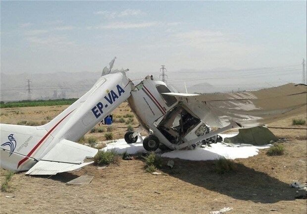 علت سانحه دیروز سقوط هواپیمای آموزشی اعلام شد