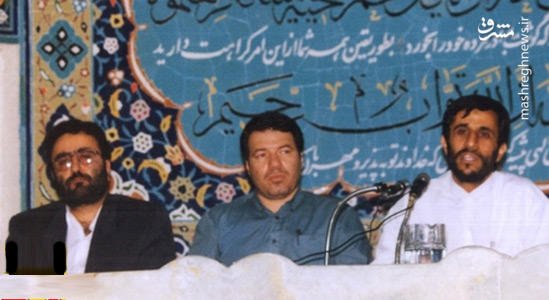 عکس/ احمدی نژاد و تاج زاده پشت یک میز!