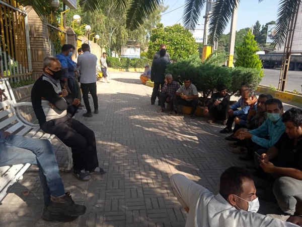تجمع کارگران «شهرداری لوشان» در واکنش به رفتار توهین‌آمیز شهردار