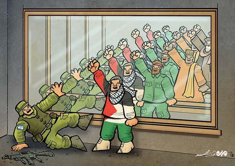 کارتون/ فلسطین تنها نیست