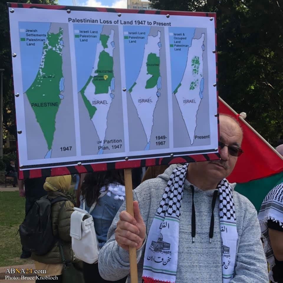 عکس/ پرچم ایران در جشن پیروزی مقاومت فلسطین در استرالیا