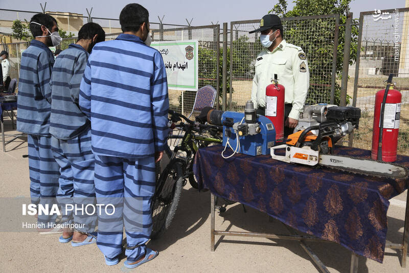 انهدام باند سارقین و قاچاق کالا در شیراز