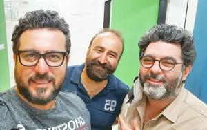 چهره ها/ سلفی جذاب برادران کیایی با مهران احمدی