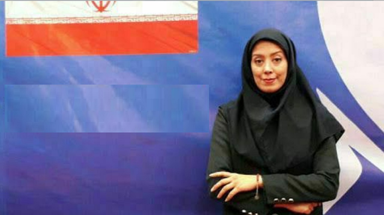 حرکت ورزشی ضدصهیونیستی بانوی داور اراکی