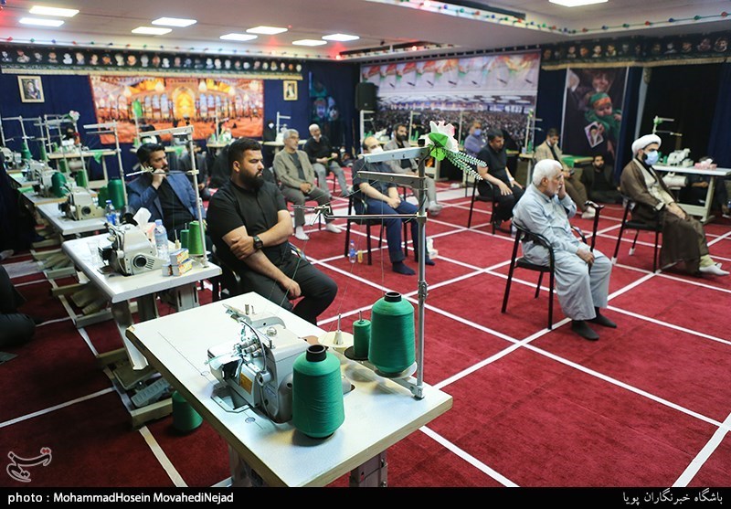 افتتاح کارگاه دوخت لباس شیرخوارگان حسینی